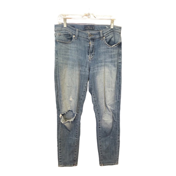 Lucky Brand Handcrafted Distressed Skinny Jeans - 10/30 - Picture 1 of 5